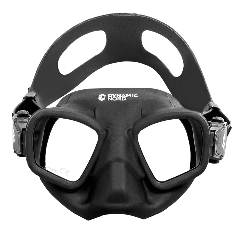 Laden Sie das Bild in Galerie -Viewer, Apnoe Zweiglasmaske Classic, schwarz