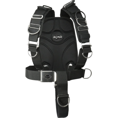 Laden Sie das Bild in Galerie -Viewer, 3 mm Edelstahl Backplate mit Adjustable Harness