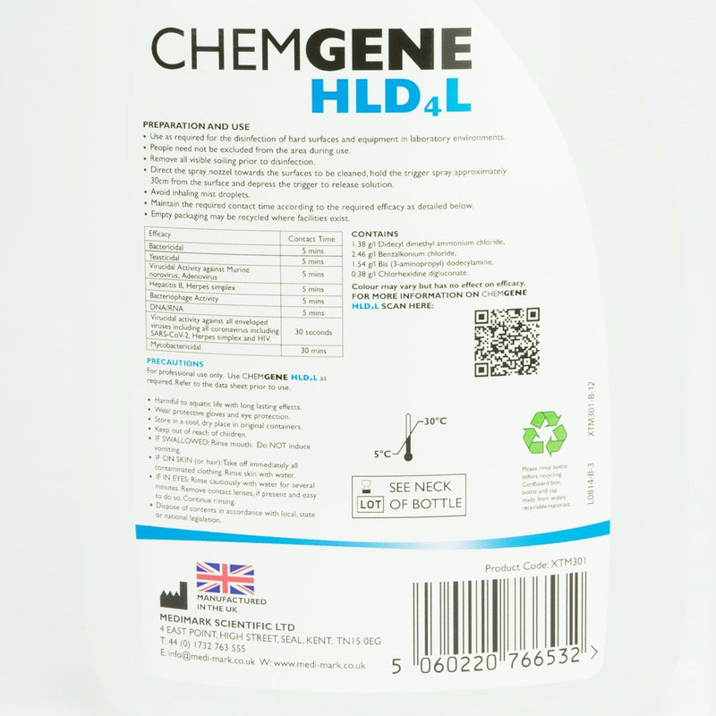 Laden Sie das Bild in Galerie -Viewer, Chemgene HLD4L 750 ml Sprühflasche