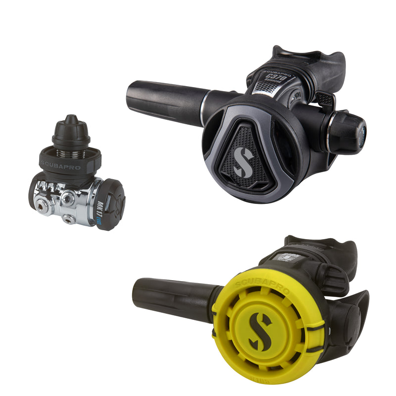 Laden Sie das Bild in Galerie -Viewer, Mk17 C370 (farbig) /R105 Atemreglerset 1. und 2. Stufe DIN
