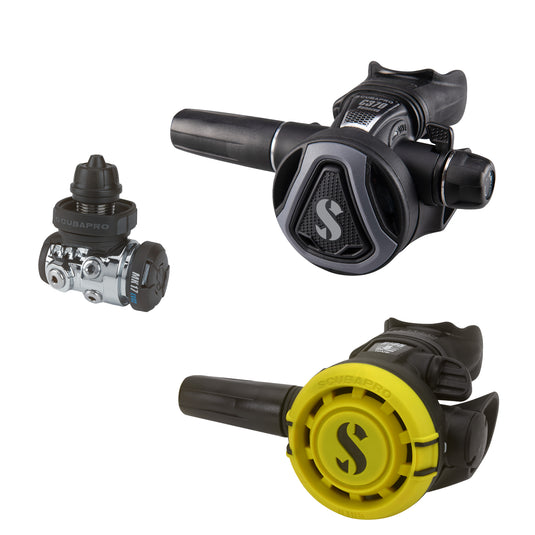 Mk17 C370 (farbig) /R105 Atemreglerset 1. und 2. Stufe DIN
