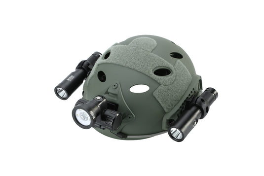 Helm mit Licht- oder Gopro Halterung