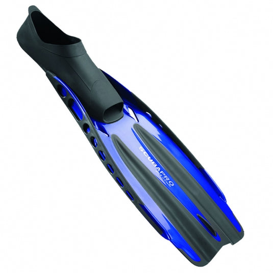 Scubapro Jet Club Full Foot, leichte Barfussflosse zum tauchen und schnorcheln, Blau