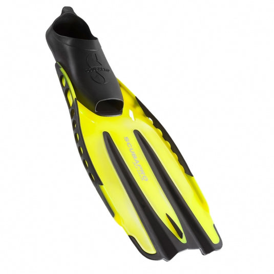 Scubapro Jet Club Full Foot, leichte Barfussflosse zum tauchen und schnorcheln, gelb