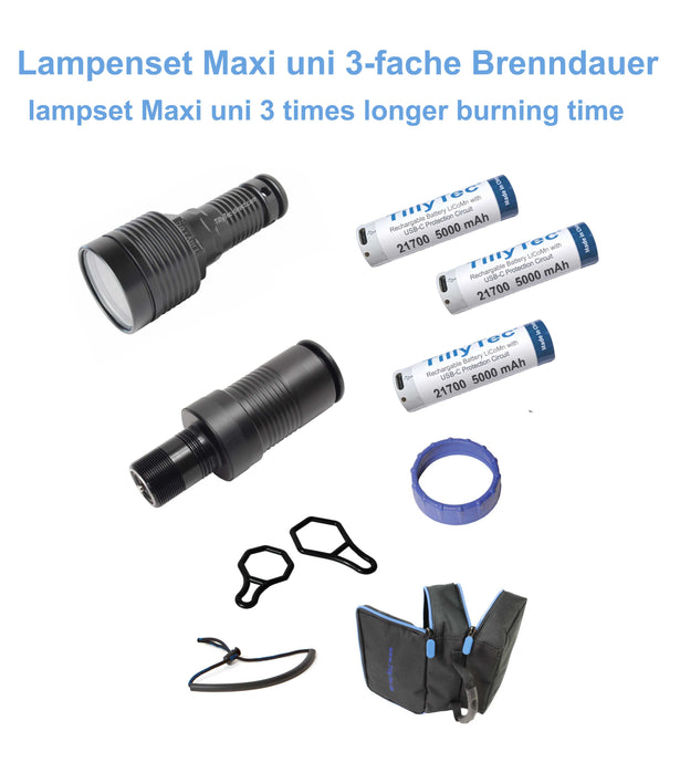 Lampenset Maxi uni + LED Modul nach Wahl mit 3 facher Brenndauer & Goodman