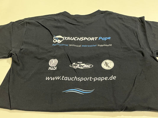 T-Shirt Tauchsport Pape, schwarz